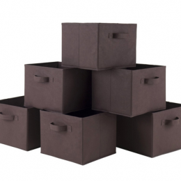 6 Piece Folding Fabric Bin Set Only $17.78! (Reg. $35!)