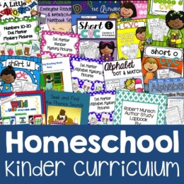 Homeschool Kindergarten Curriculum Only $27! (Reg. $90!)