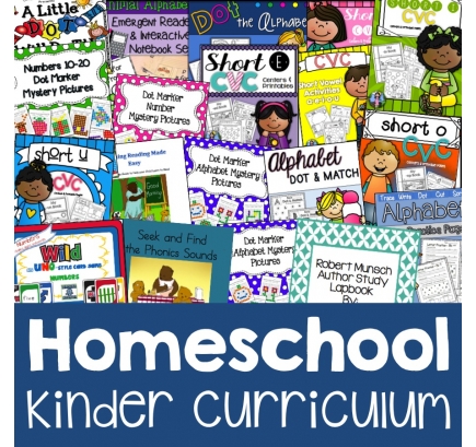 Homeschool Kindergarten Curriculum Only $27! (Reg. $90!)