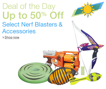 Nerf Blasters & Accessories Up to 50% Off - Today Only! ($3.99& Up!)