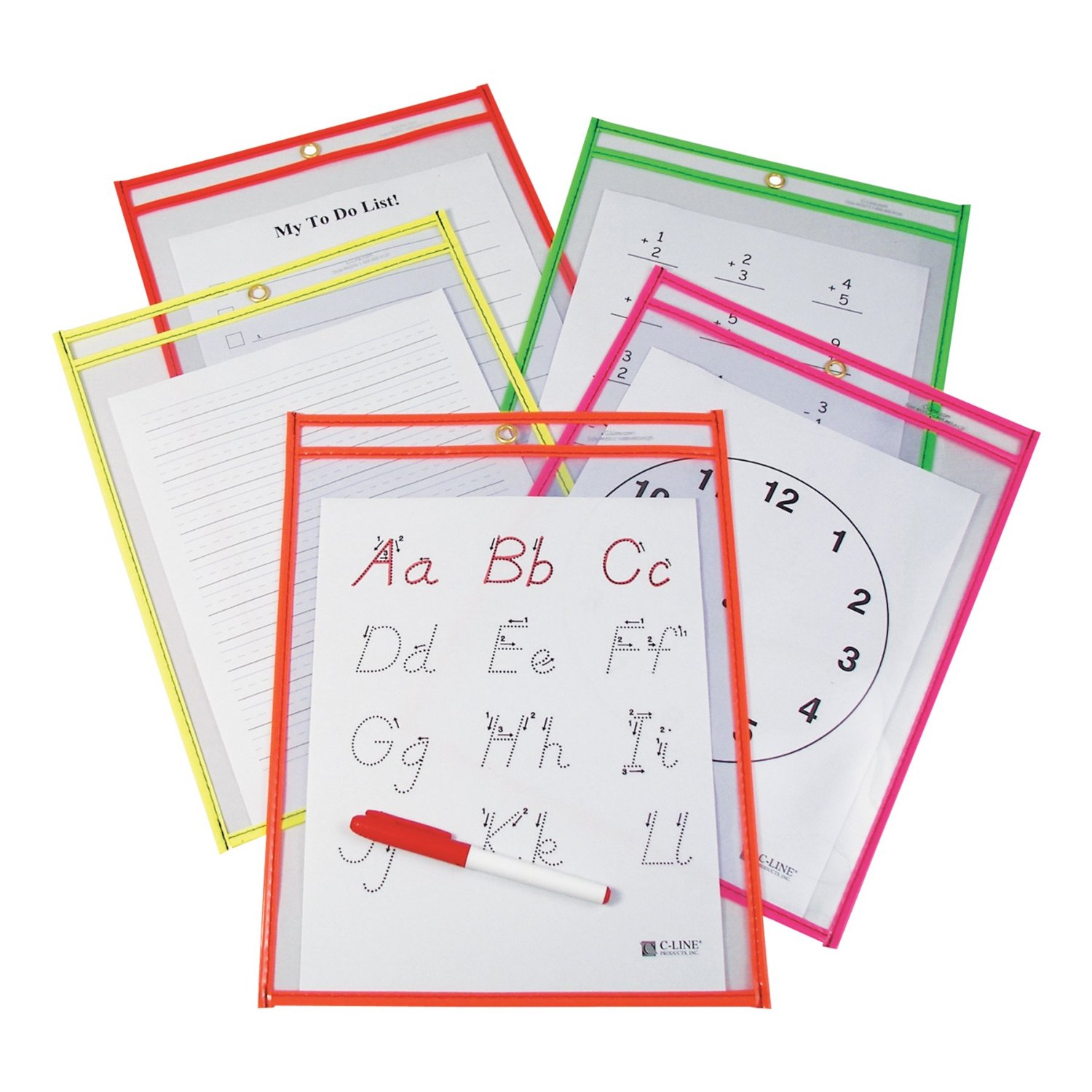 Reuseable Dry Erase Pockets Only $9.29 (60% Off!)