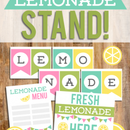 Free Lemonade Stand Printables