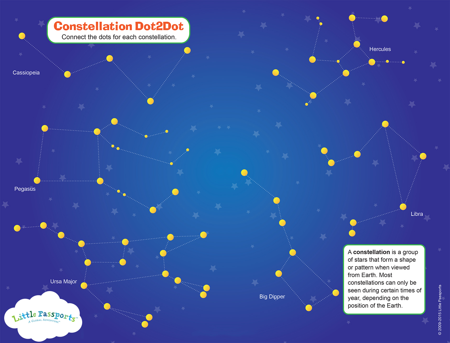 Free Constellation Activity Sheet