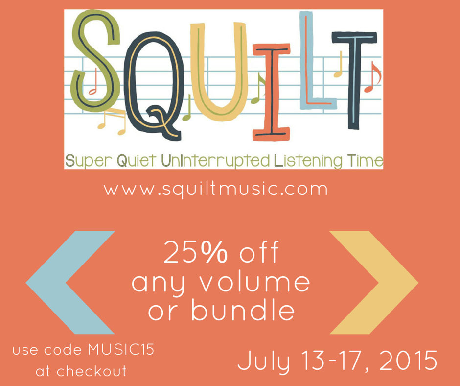 SQUILT Music Appreciation Sale - 25% Off!