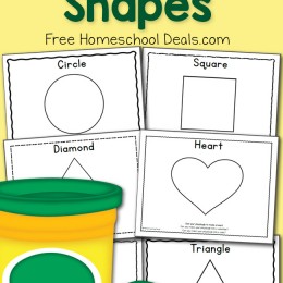 FREE SHAPES PLAY DOUGH MATS (Instant Download)