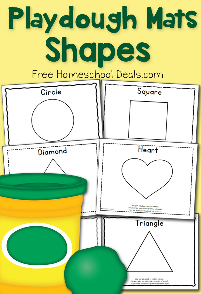 June 2015 FHD Shapes Playdough Mats