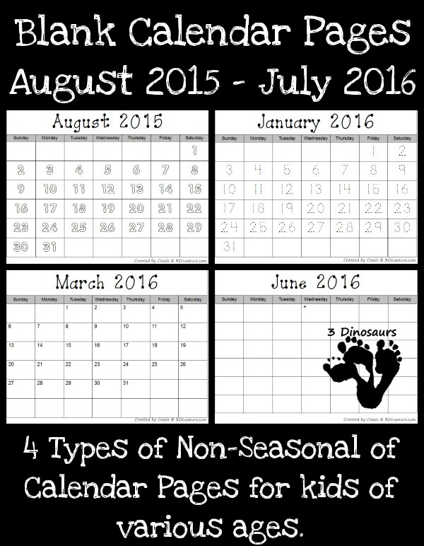 FREE Printable Calendars