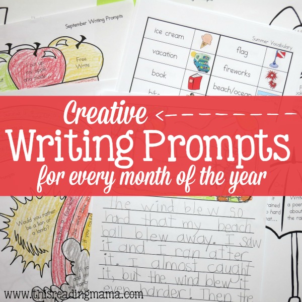 FREE Monthly Writing Prompts