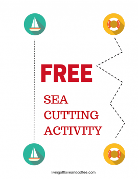 FREE Sea Themed Cutting Printable