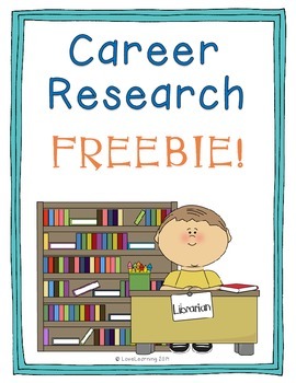 FREE Career Research Freebie