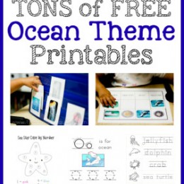 FREE Ocean Themed Printables