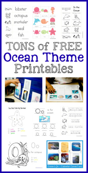 FREE Ocean Themed Printables