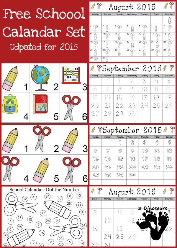 FREE Calendar Pages