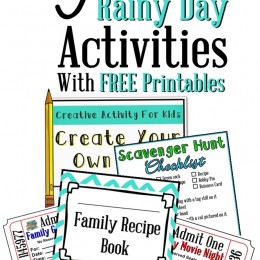 FREE Rainy Day Activities