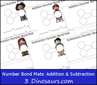 FREE Number Bonds Mats