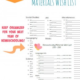 FREE Materials Wish List