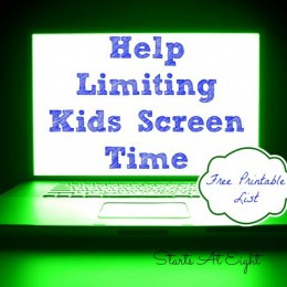 FREE Limit Kids Screen Time Printable