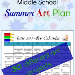 FREE Summer Art Plans