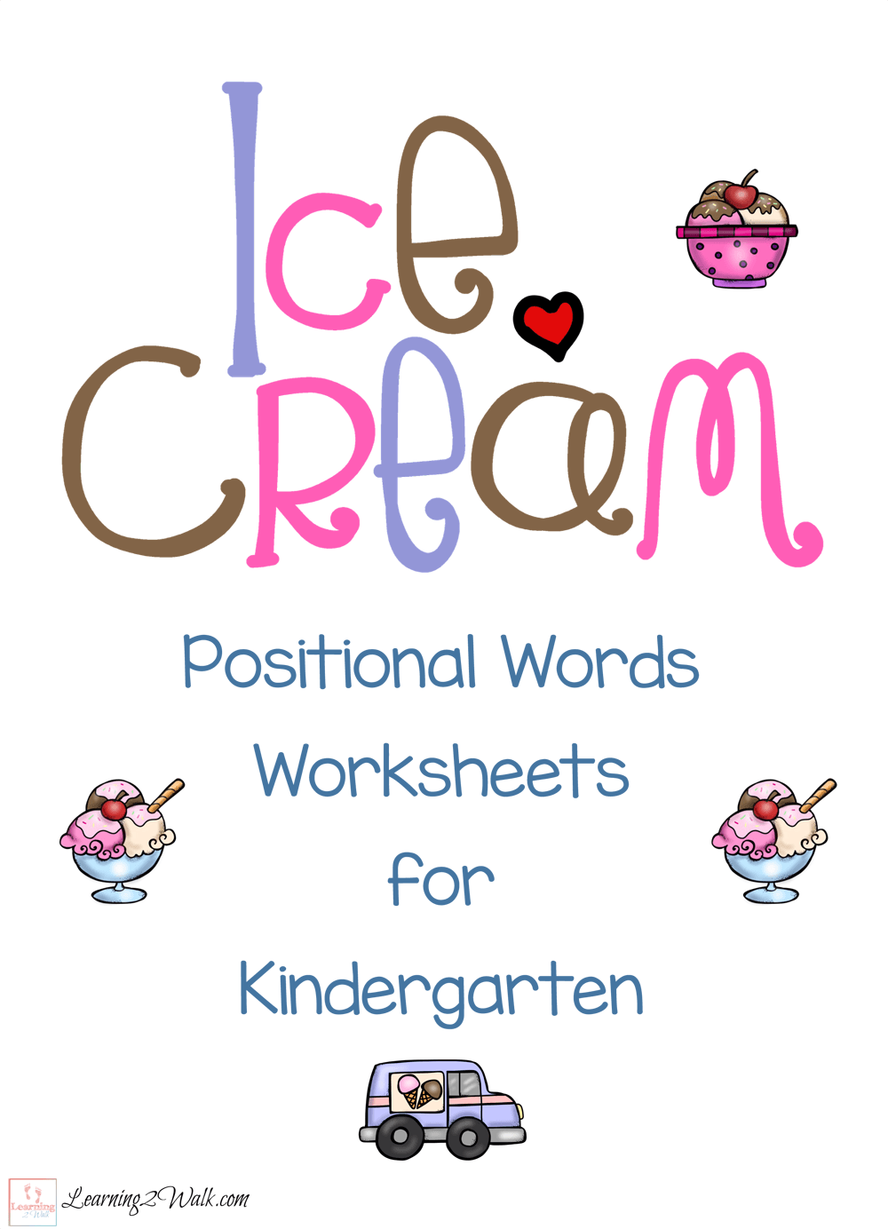 FREE Prepositional Words For K