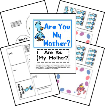 FREE Are You  My Mother Lapbook