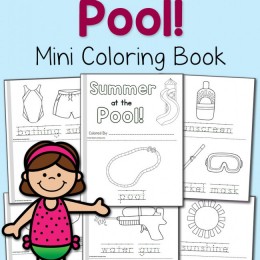 FREE Pool Coloring Pages