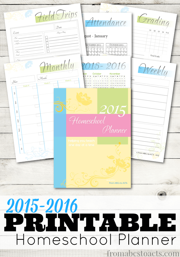 FREE Homeschool Planner