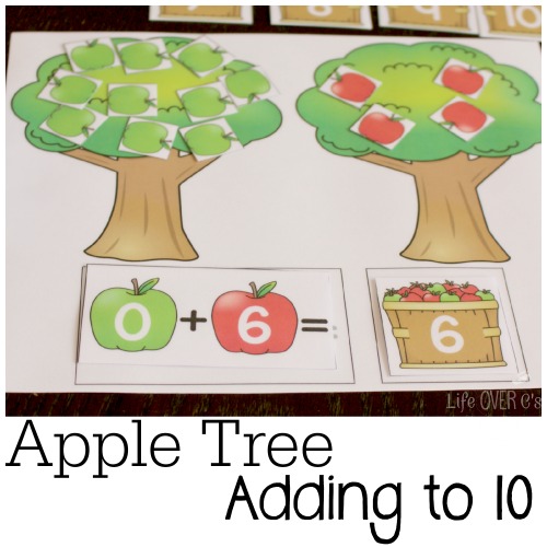 FREE Apple Tree Adding Printable