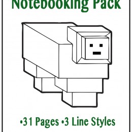 FREE Minecraft Notebooking Pages