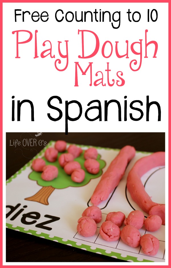 FREE Count to 10 Spanish Mats