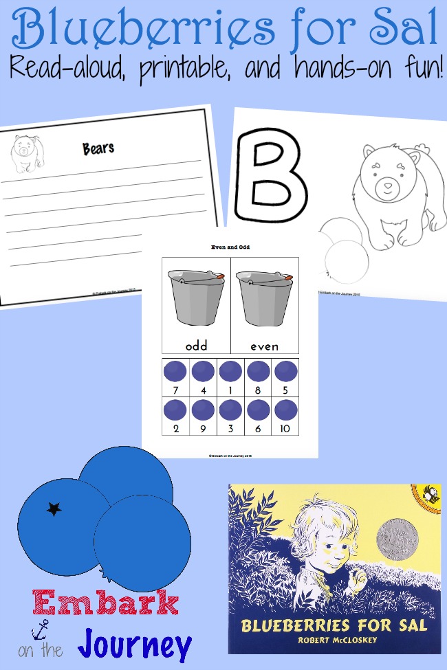 FREE Blueberries Printables