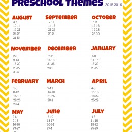 FREE Preschool Planning