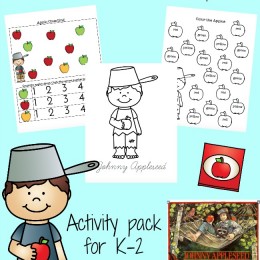 FREE Johnny Apple Seed Printables