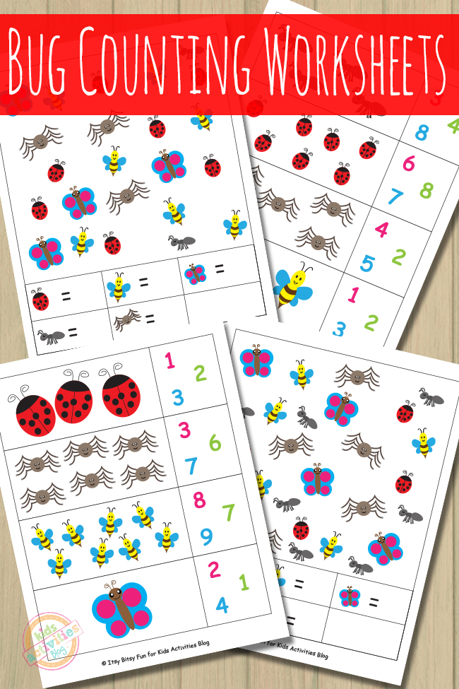 FREE Bug Counting Pages