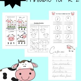 FREE Cow Worksheets