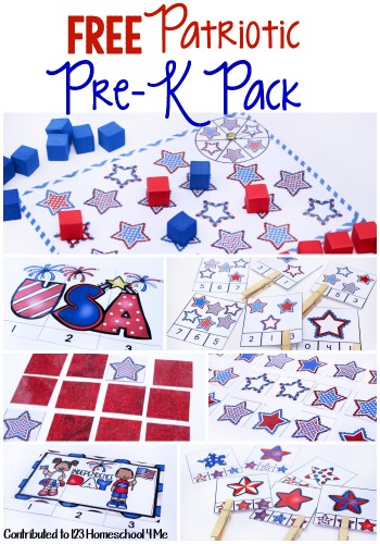 FREE PreK Patriotic Pack