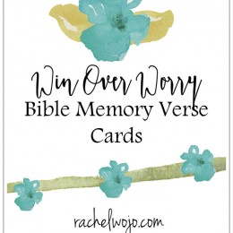 FREE Memory Verse Cards