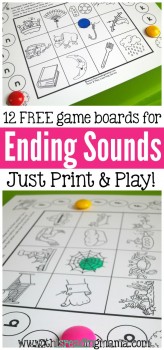 FREE Ending Sounds Game