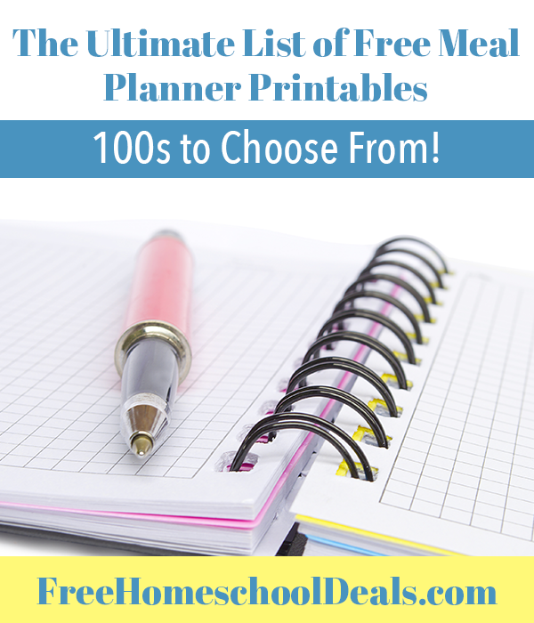 Free Meal Planners