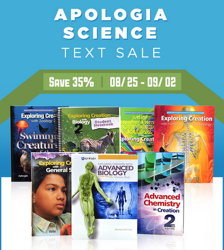 35% Off Apologia Science Curriculum