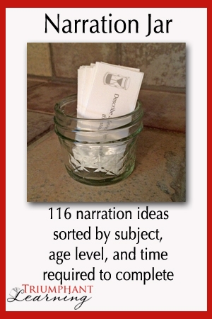 Free Narration Jar Printables (Reg. $4.95!)