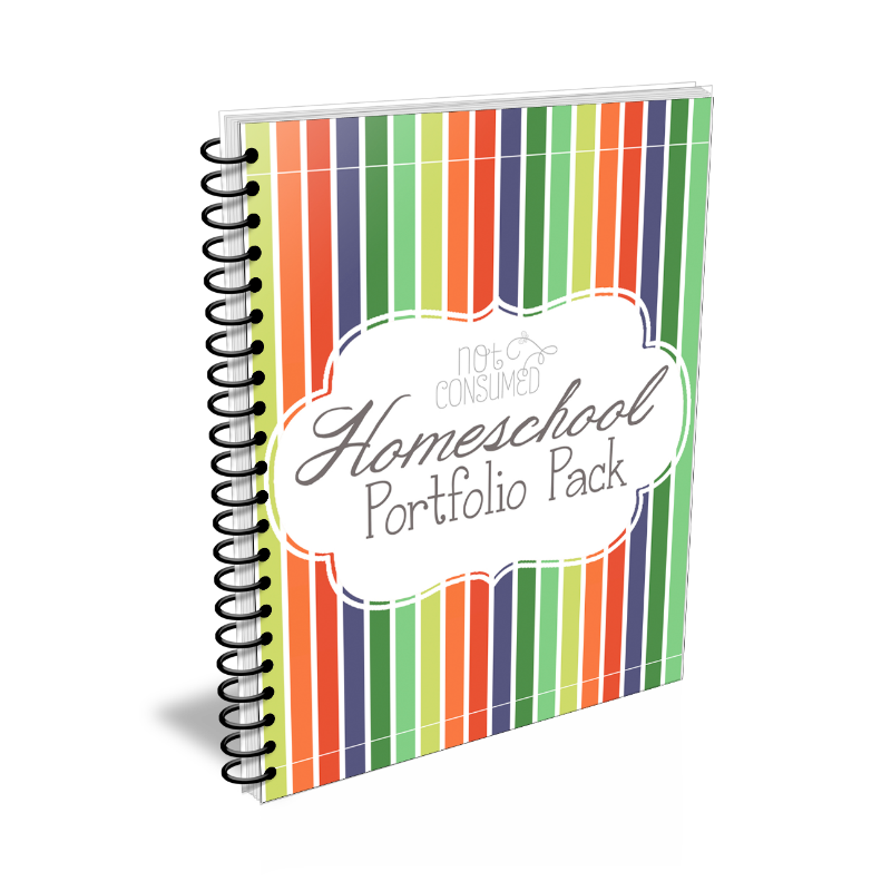 Homeschool Portfolio Printable Pack Only $15 - Limited Time!