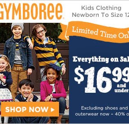 HUGE Gymboree Sale - $16.99 & Under!