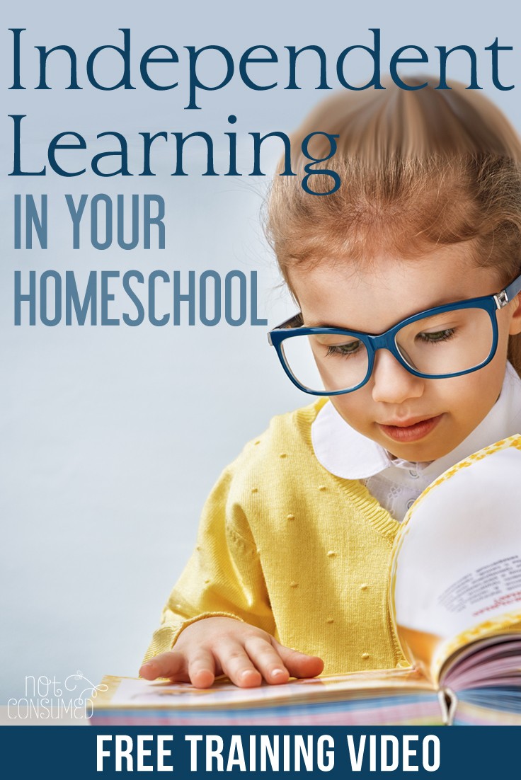 FREE Independent Learning in Homeschool Webinar