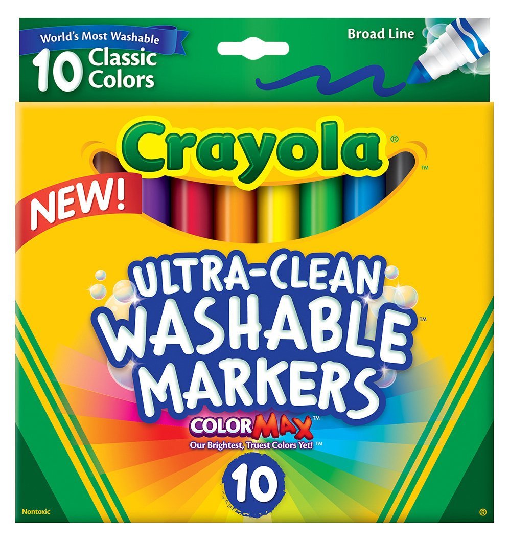 Crayola Ultraclean Broadline Markers Only $1.97 + Free Shipping!