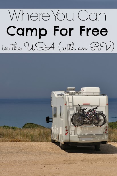 Where You Can Camp For Free in the USA (with an RV)