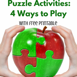 FREE Apple Puzzle Printables