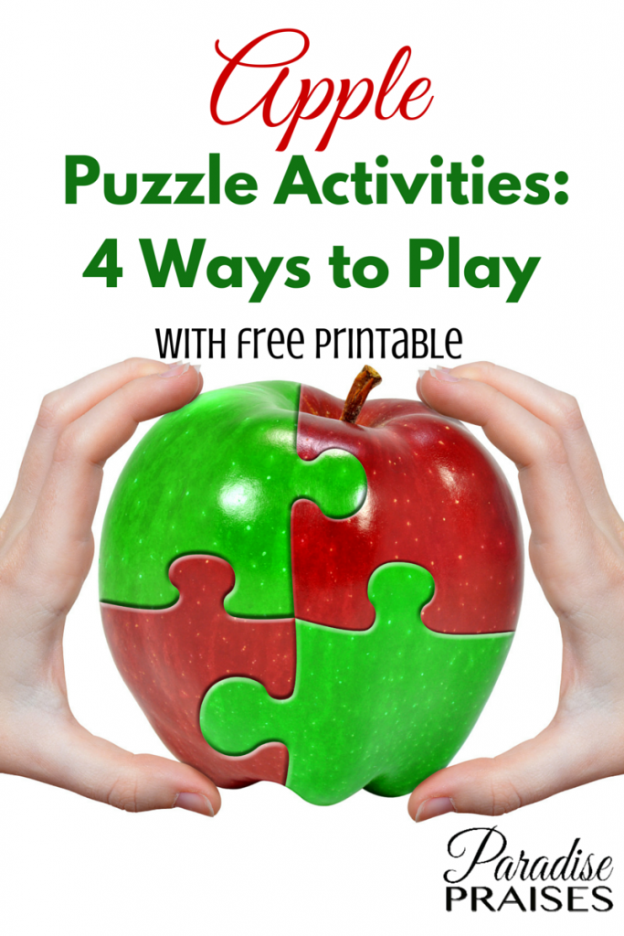 FREE Apple Puzzle Printables