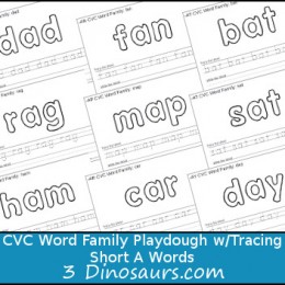 FREE CVC Play Dough Mats