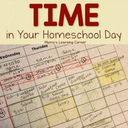 FREE Time in Your Day Printable