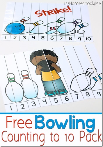 FREE Bowling Game printable